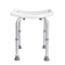 Shower Chair, Adjustable Height Shower Stool with Built-in Handles, Shower Seat for Inside Shower or Tub, Non-Slip Bench Bathtub Stool Seat for Elderly Disabled Handicap, 158.8 kg Capacity