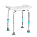 Shower Chair, Adjustable Height Shower Stool with Built-in Handles, Shower Seat for Inside Shower or Tub, Non-Slip Bench Bathtub Stool Seat for Elderly Disabled Handicap, 158.8 kg Capacity
