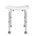 Shower Chair, Adjustable Height Shower Stool with Built-in Handles, Shower Seat for Inside Shower or Tub, Non-Slip Bench Bathtub Stool Seat for Elderly Disabled Handicap, 158.8 kg Capacity
