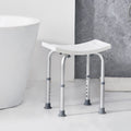 VEVOR Shower Chair Adjustable Height Non-Slip Bench Seat 158.8kg Capacity