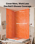 Waterproof Membrane 1.2m x 40m 0.5mm Polyethylene Shower Tile