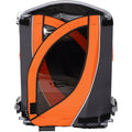 Bike Trailer for Toddlers, Kids, Double Seat, 45 kg Load, 2-In-1 Canopy Carrier Converts to Stroller, Tow Behind Foldable Child Bicycle Trailer with Universal Bicycle Coupler, Orange and Gray