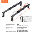Weeder Trimmer Rack Holder 3-Place Lockable Trailer Open