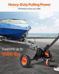 Trailer Dolly 1500lbs Tongue Weight 2in Ball Pneumatic Tires Tow