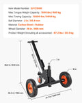 Trailer Dolly 1500lbs Tongue Weight 2in Ball Pneumatic Tires Tow