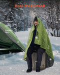Camping Blanket 2.08m x 1.4m 330GSM Warm Outdoor Travel