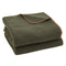 Wool Camping Blanket 1.62x2.23m Waterproof Windproof Army Green