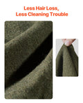 Wool Camping Blanket 1.62x2.23m Waterproof Windproof Army Green