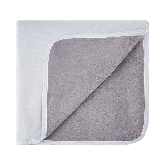 Camping Blanket 2m x 1.5m Wearable Warm Light Grey Stadium