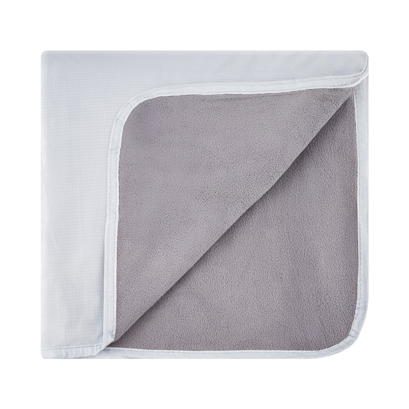 Camping Blanket 2m x 1.5m Wearable Warm Light Grey Stadium