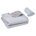 Camping Blanket 2m x 1.5m Wearable Warm Light Grey Stadium