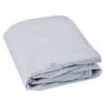Camping Blanket 2m x 1.5m Wearable Warm Light Grey Stadium