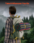 Wool Camping Blanket 1.62m x 2.23m Hiking Travel