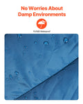 Camping Blanket 1.9 m x 1.32 m Wearable Warm Stadium Blanket Outdoor