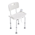 Shower Chair Adjustable Height Non-slip Bath Seat Elderly 158.8kg