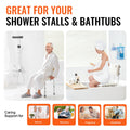Shower Chair Adjustable Height Non-slip Bath Seat Elderly 158.8kg