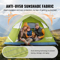 7x7ft 6 Person Camping Tent Waterproof Backpacking Lightweight