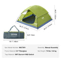 7x7ft 6 Person Camping Tent Waterproof Backpacking Lightweight