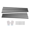 Metal Landscape Edging 10 Pack 60in Rust-Resistant Aluminum Alloy