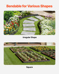 Metal Landscape Edging 10 Pack 60in Rust-Resistant Aluminum Alloy