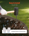 Metal Landscape Edging 10 Pack 60in Rust-Resistant Aluminum Alloy