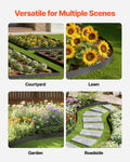 Metal Landscape Edging 10 Pack 60in Rust-Resistant Aluminum Alloy
