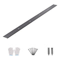 Metal Landscape Edging, 8 Packs 72 in Rust-Resistant Aluminum Alloy Landscape Edging, Bendable Garden Edging Border, Heavy Duty Lawn Edging Fence for Flower Bed Yard Pathway