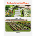 Metal Landscape Edging, 8 Packs 72 in Rust-Resistant Aluminum Alloy Landscape Edging, Bendable Garden Edging Border, Heavy Duty Lawn Edging Fence for Flower Bed Yard Pathway