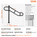 Single Post Handrail 1-3 Steps 40.5