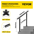 Outdoor Stair Railing 3ft 34
