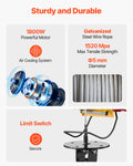 Electric Hoist Winch 500kg 1800W 30m Lift Height Wire Wireless Remote