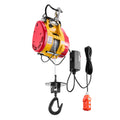 Electric Hoist Winch 500kg 1800W 30m Lift Height Wire Wireless Remote
