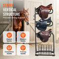 Freestanding Saddle Stand 3 Tier Heavy Duty 30x30x68.5in