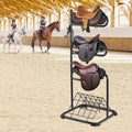 Freestanding Saddle Stand 3 Tier Heavy Duty 30x30x68.5in