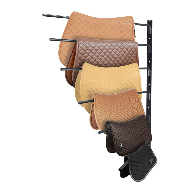 Saddle Rack Wall Mount 6 Tier Swing Out Horse Tack Holder 30.9x29.9x5.5cm