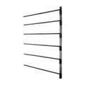 Saddle Rack Wall Mount 6 Tier Swing Out Horse Tack Holder 30.9x29.9x5.5cm