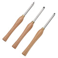 Artisan Wood Lathe Chisel Set 3pc Turning Tools Carbide Blades