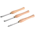 Artisan Wood Lathe Chisel Set 3pc Turning Tools Carbide Blades
