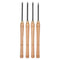 Wood Lathe Turning Tool Set 4PCS Roughing Finishing Detailing Carbide