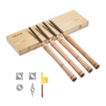 Wood Lathe Turning Tool Set 4PCS Roughing Finishing Detailing Carbide