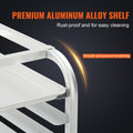 10-Tier Bakery Rack Trolley Aluminium Sheet Pan Storage Wheels