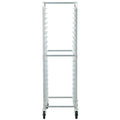 Bun Pan Rack, 20-Tier Commercial Bakery Racks with Brake Wheels, Aluminum Racking Trolley Storage for Half & Full Sheet, Speed Rack For Kitchen Home, Bread Baking Equipment, 660x517x1767 mm