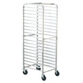 20-Tier Bakery Rack Trolley with Brake Wheels Aluminum Sheet Pan