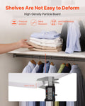 Melamine Shelves 2 Piece Wooden Cabinet Shelf Cut to Size Closet