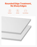 Melamine Shelves 2 Piece Wooden Cabinet Shelf Cut to Size Closet