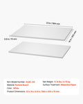 Melamine Shelves 2 Piece Wooden Cabinet Shelf Cut to Size Closet