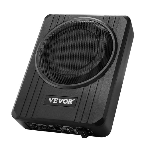8" 400W Underseat Car Subwoofer Slim Powered Low Profile