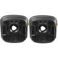 Tractor Seat High Back Black Vinyl Forklift Mower Drain Pair