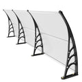 Window Door Awning Canopy, 965 x 2975mm Door Canopy Exterior, UF50+ PC Sunshade Sheet Awnings, Outdoor Patio Awning Sun Shade, Transparent, Waterproof, for Sun Shutter, UV, Rain, Snow Protection