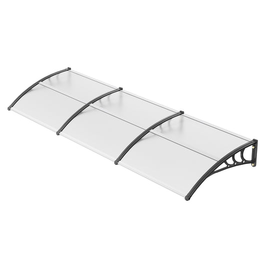 Window Door Awning 965x2975mm UF50+ PC Sunshade Waterproof
